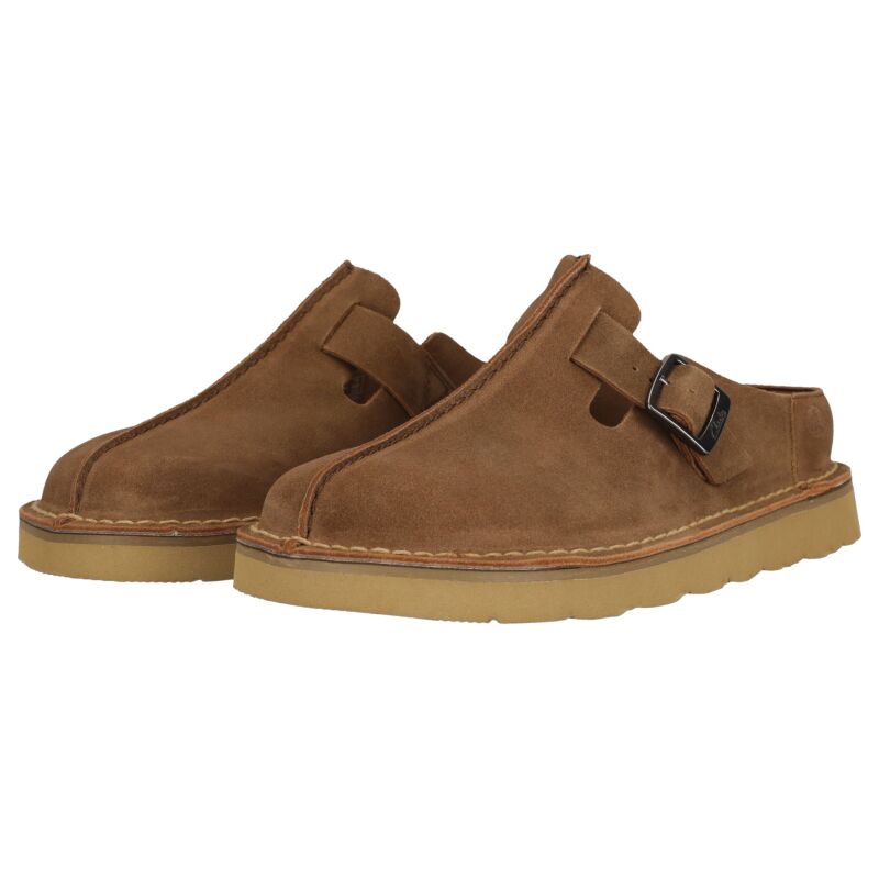 Clarks Solsbury Mule Men's Cola Suede