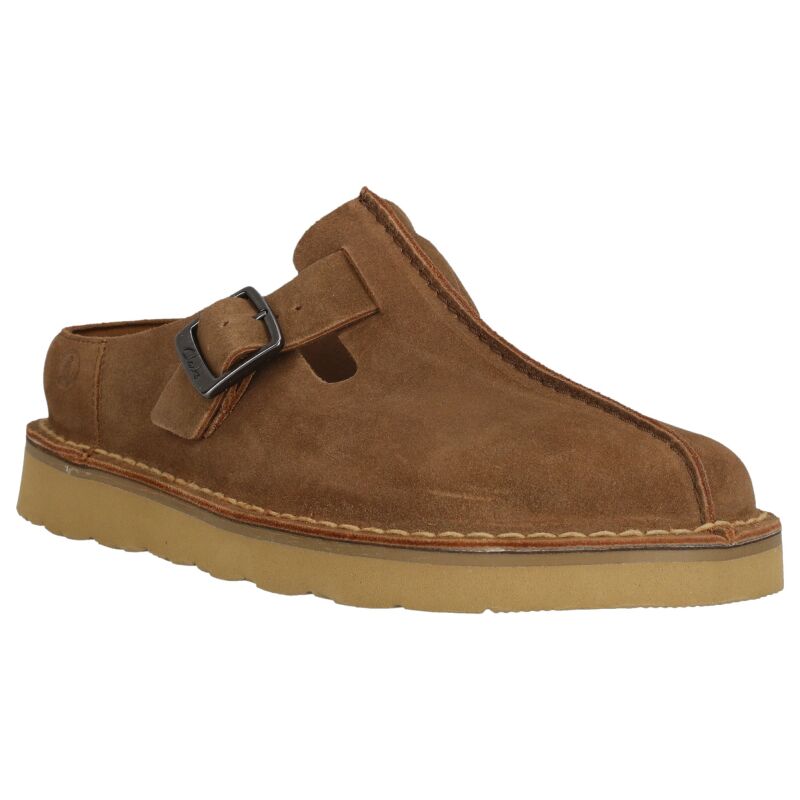 Clarks Solsbury Mule Men's Cola Suede
