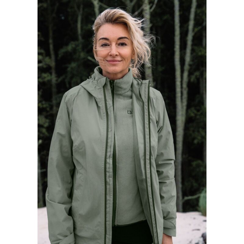 Jack Wolfskin Moonrise 3In1 Jacket Women's Mint Leaf