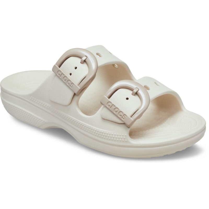 Crocs™ Saturday Enamel Buckle Sandal Women's Frappe