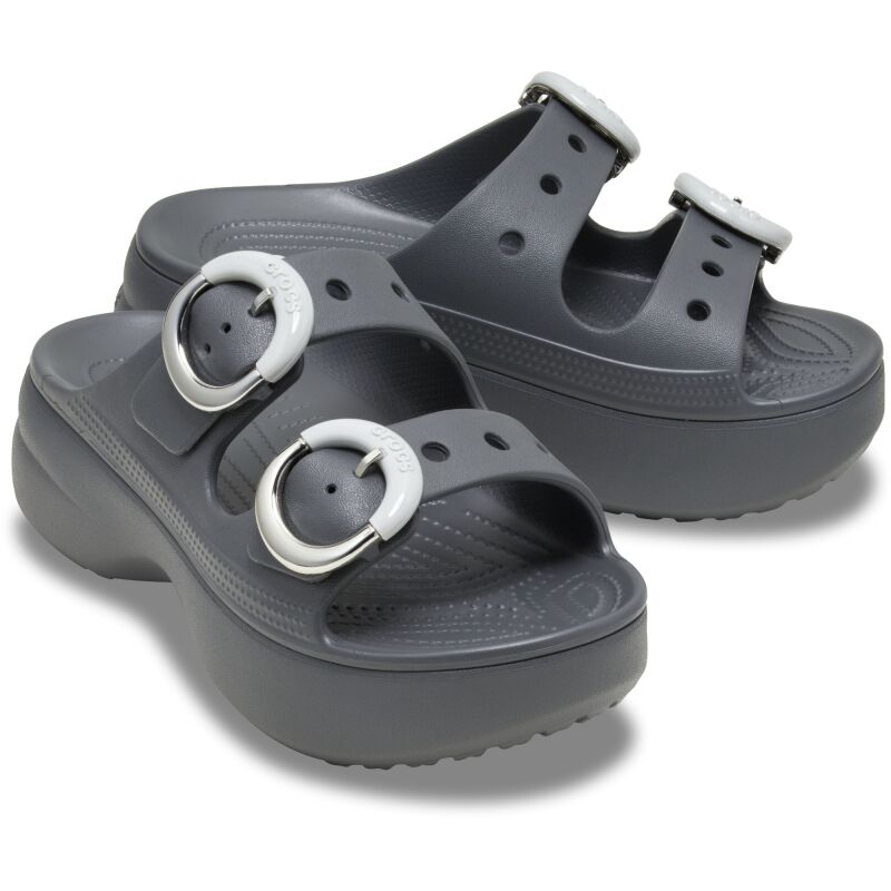 Crocs™ Saturday Platform Dipped Buckle Sandal Women's Carbon