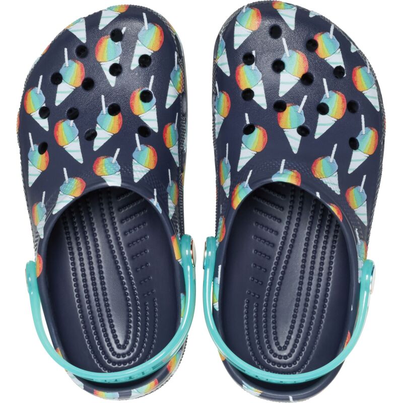 Crocs™ Classic Snow Cone Clog Kids' Navy