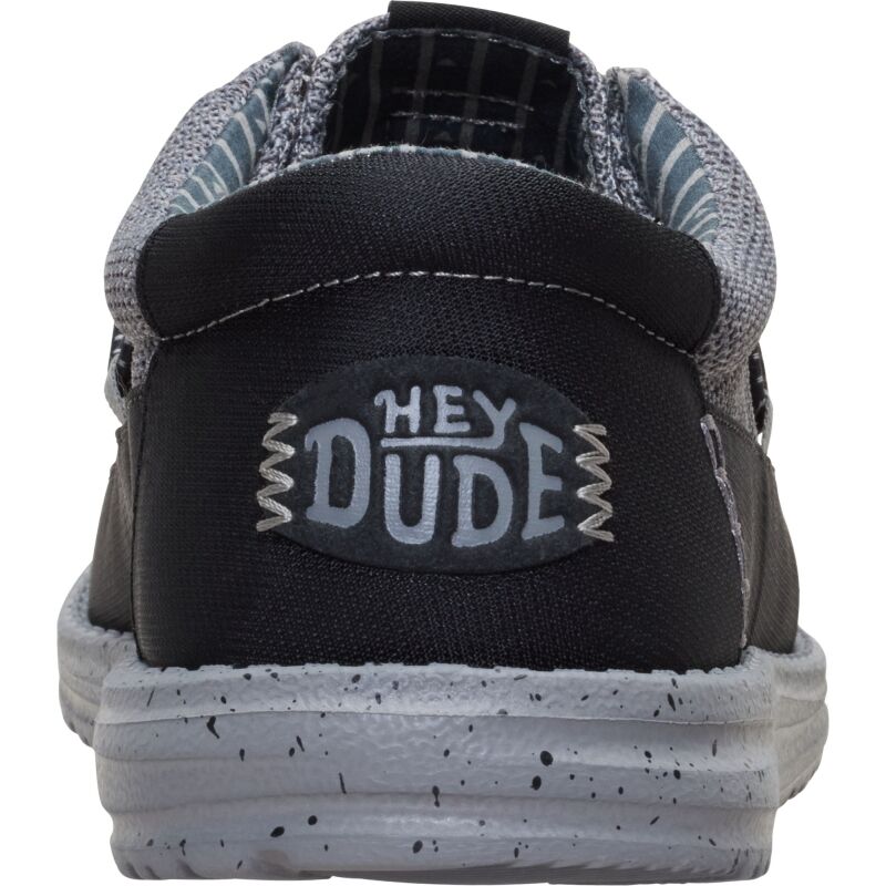 HEYDUDE Wally Guard Stretch Sox Men's Flannel Grey/Multi