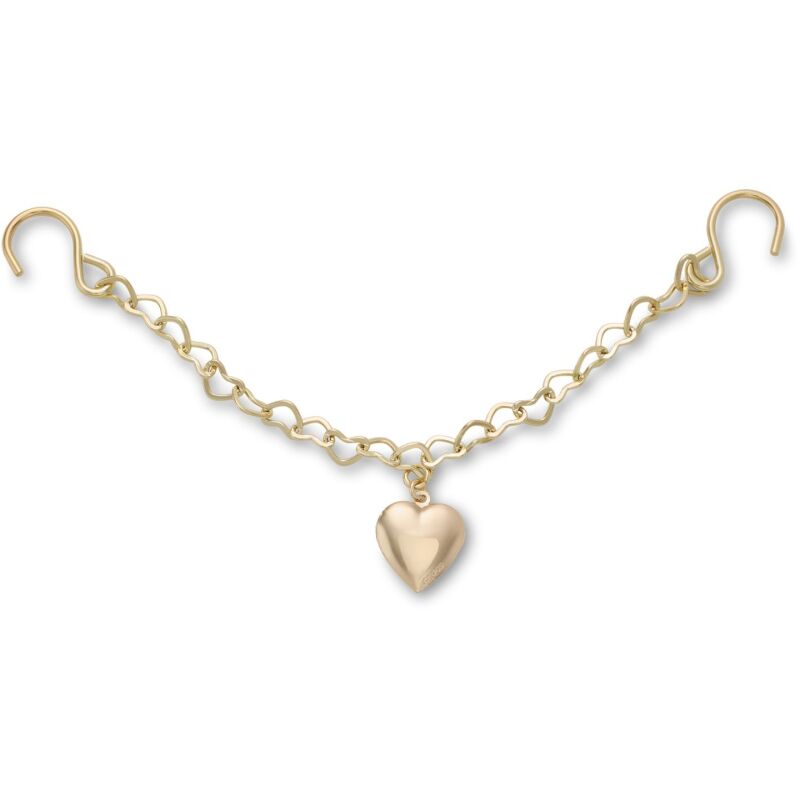 Crocs™ Jibbitz Gold Rivet Chain with Heart 