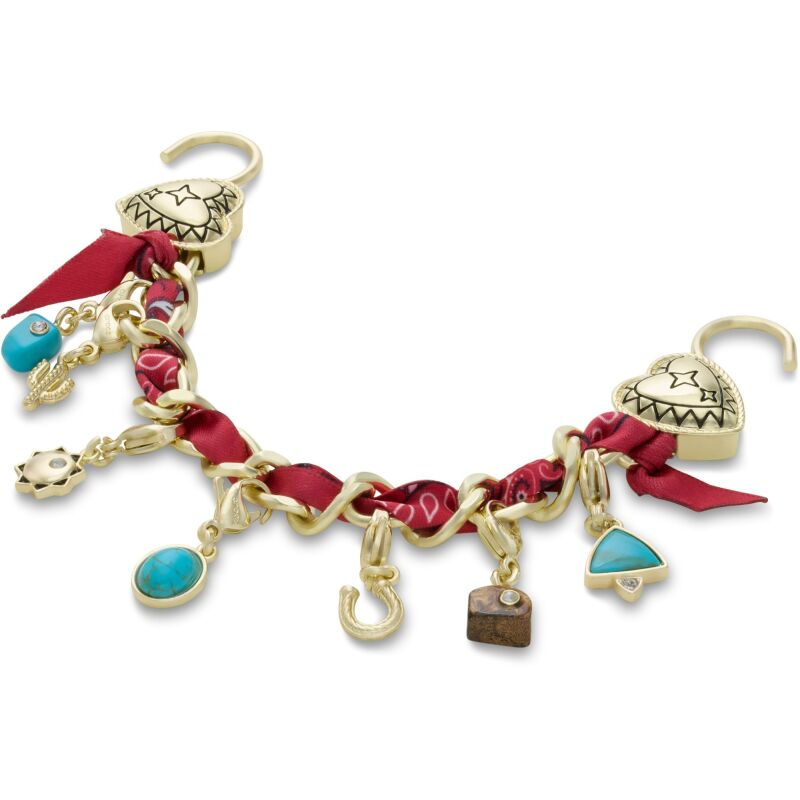 Crocs™ Jibbitz Gold Bandana Rivet Chain 