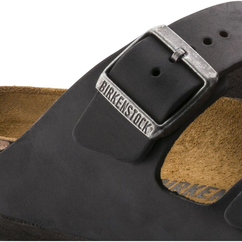 Birkenstock Arizona Oiled Leather Narrow Black