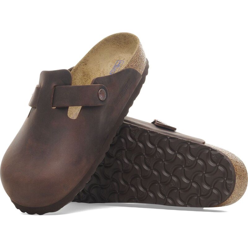 Birkenstock Boston Soft Footbed Oiled Leather Regular Habana
