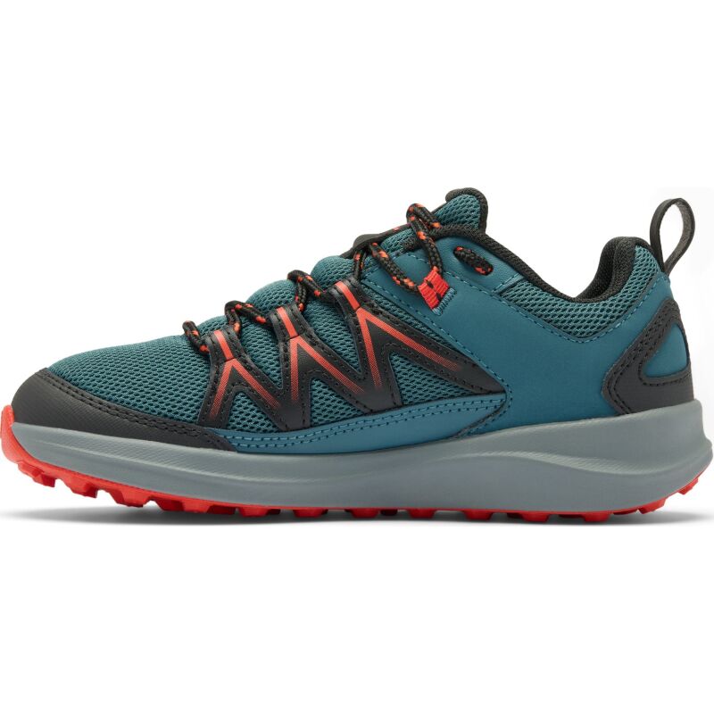 Columbia Youth Peakfreak Rush Waterproof Shoe Everblue, Super Sonic