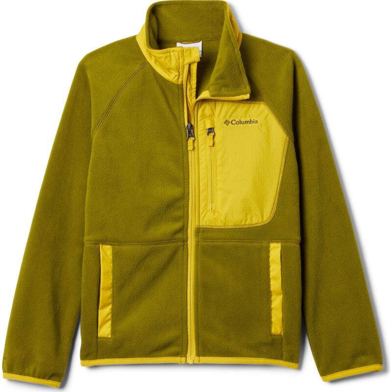 Columbia Fast Trek V Full Zip Youth Mossy Green, Antique Moss