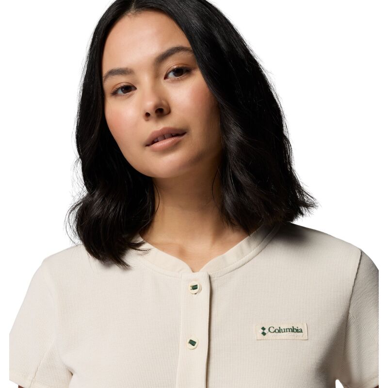 Columbia Acker Rock Knit Short Sleeve Women's Chalk