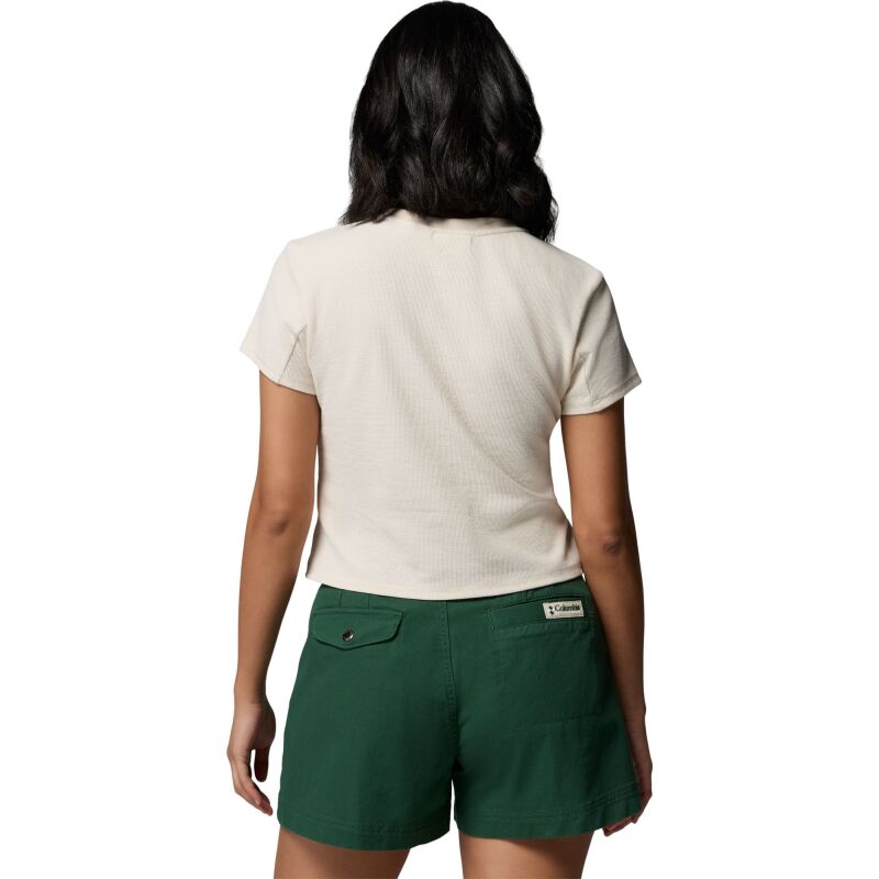Columbia Acker Rock Knit Short Sleeve Women's Chalk