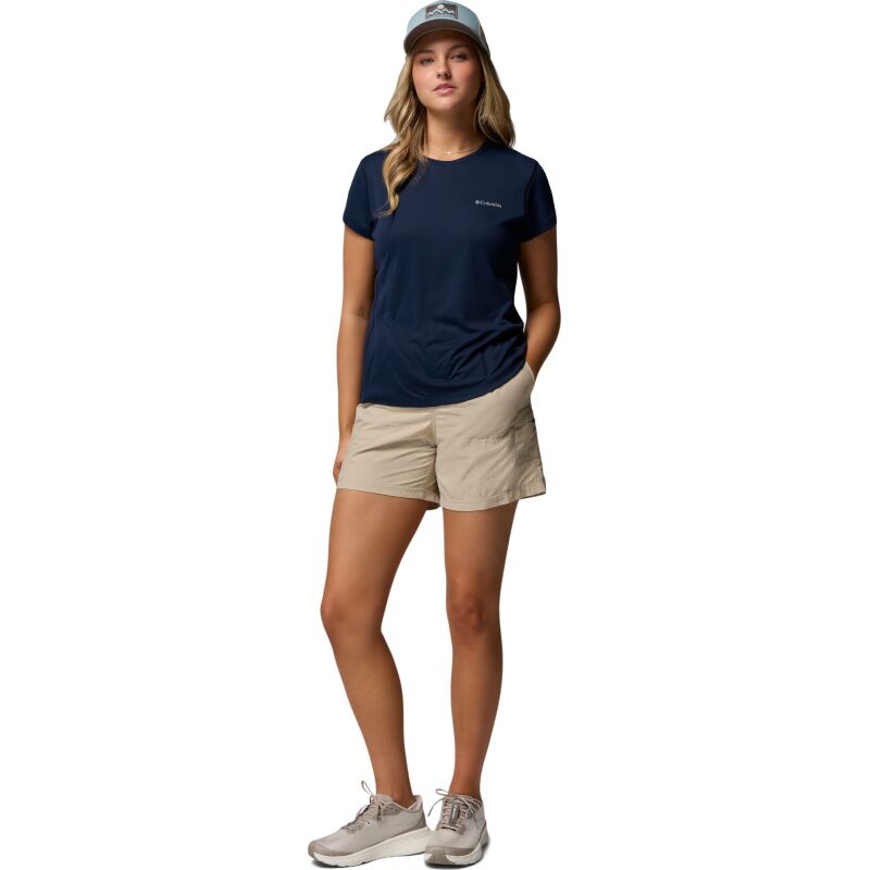Columbia Zero Rules Light Short Sleeve Crew Women's Collegiate Navy