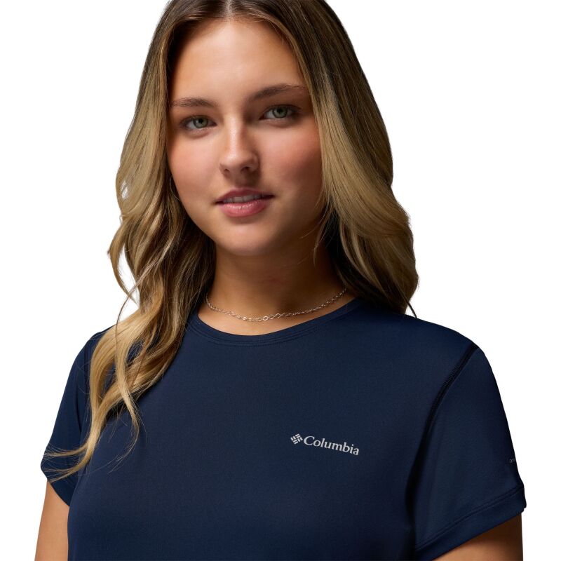 Columbia Zero Rules Light Short Sleeve Crew Women's Collegiate Navy