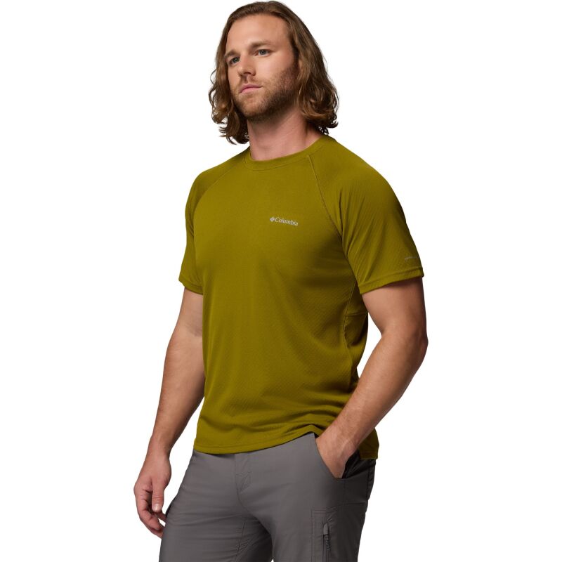 Columbia Alpine Chill Pro Short Sleeve Crew Men's Mossy Green