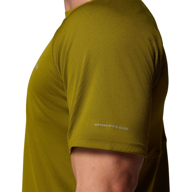 Columbia Alpine Chill Pro Short Sleeve Crew Men's Mossy Green