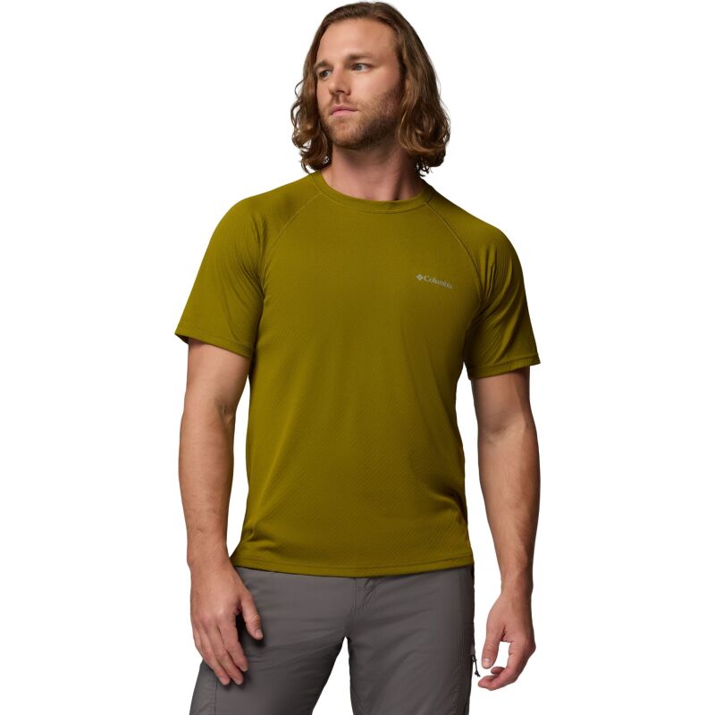 Columbia Alpine Chill Pro Short Sleeve Crew Men's Mossy Green
