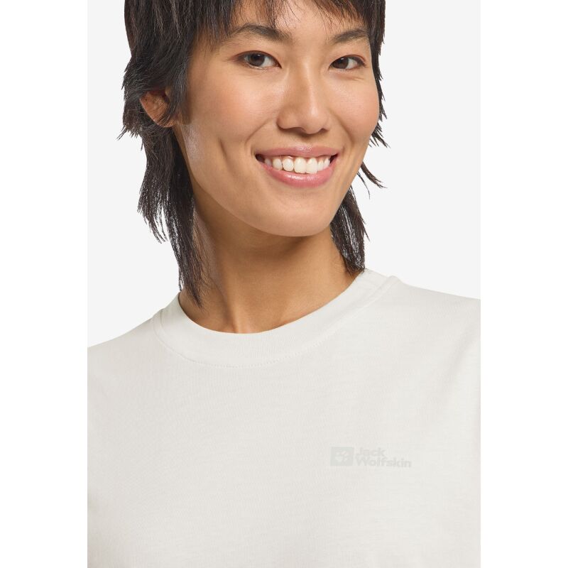 Jack Wolfskin Essential T-Shirt Women's Cotton White