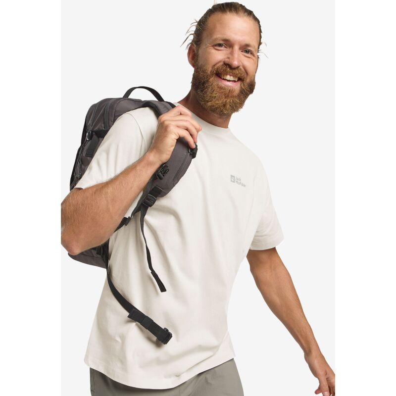 Jack Wolfskin Essential T-Shirt Men's Cotton White