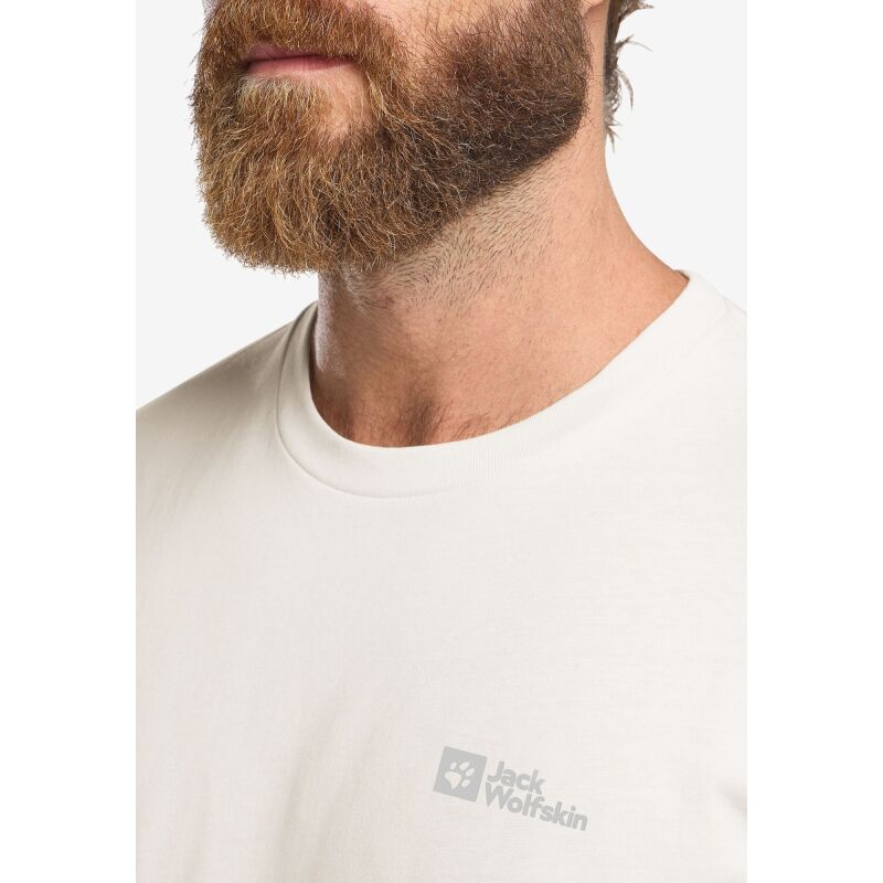 Jack Wolfskin Essential T-Shirt Men's Cotton White