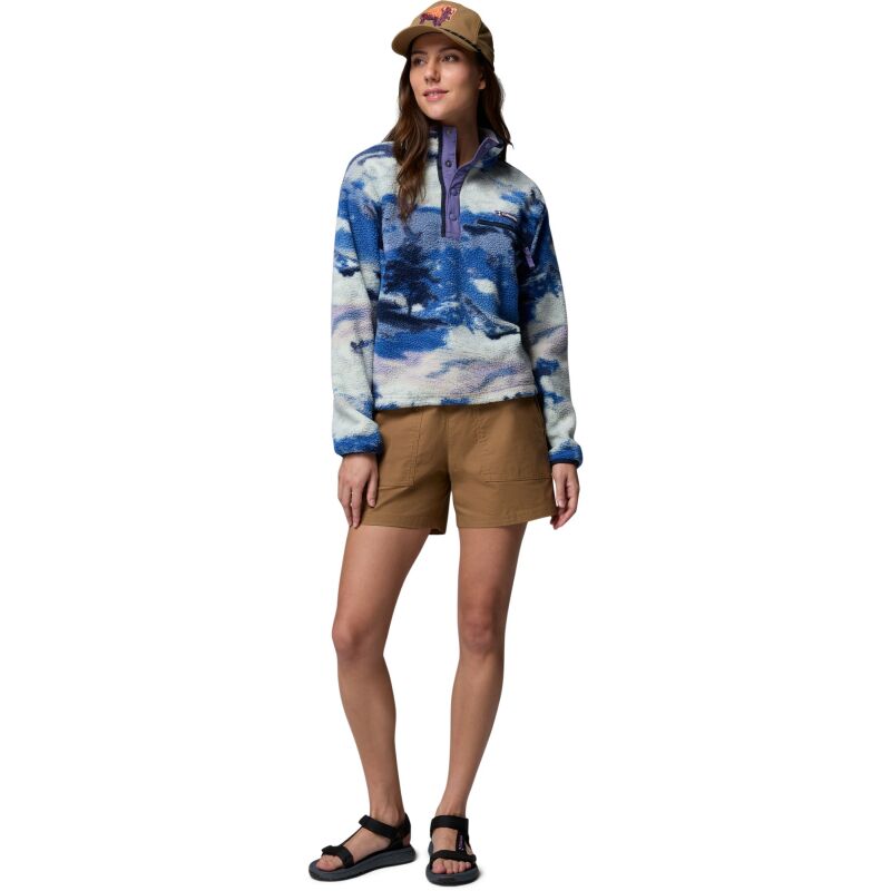 Columbia Helvetia II Printed Cropped Half Snap Women's Nocturnal, Dreaming