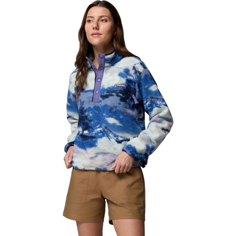 Columbia Helvetia II Printed Cropped Half Snap Women's Nocturnal, Dreaming