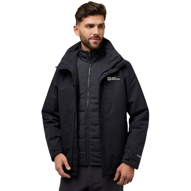 Jack Wolfskin Jasper 3In1 Jacket Men's Black