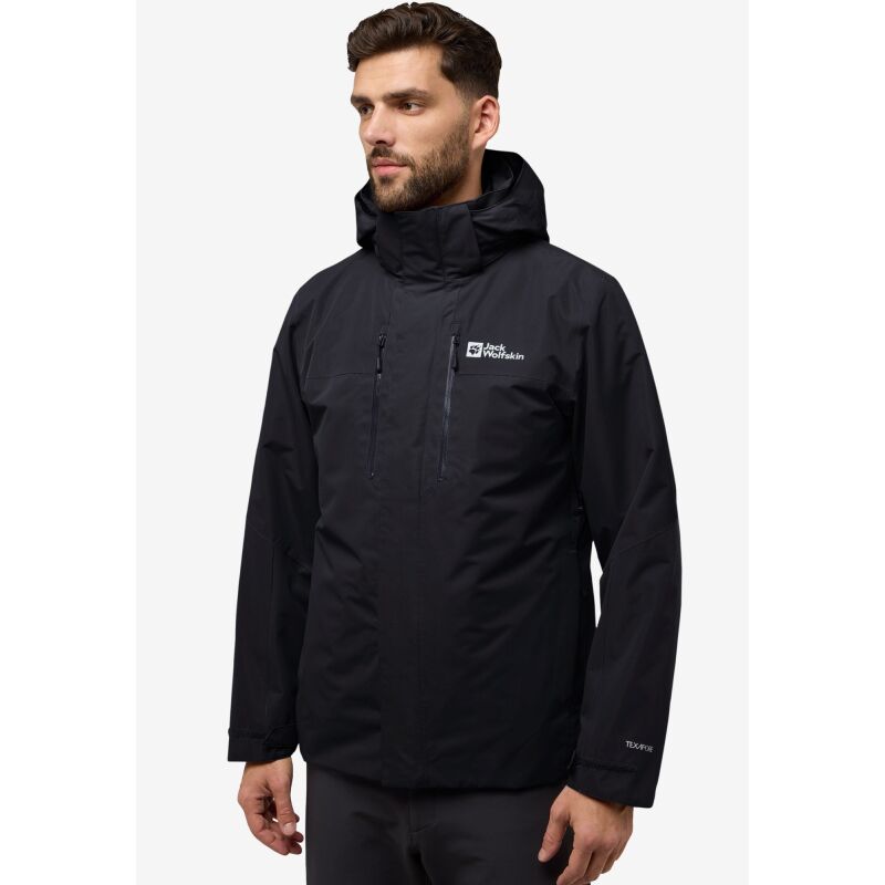 Jack Wolfskin Jasper 3In1 Jacket Men's Black