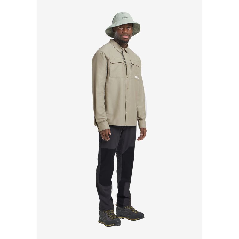 Jack Wolfskin Barrier Long Sleeve Shirt Men's Stone