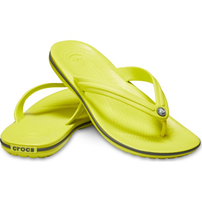 Crocs™ Crocband™ Flip Citrus/Slate Grey