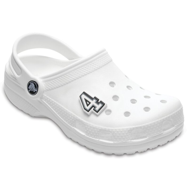 Crocs™ Jibbitz B&W Number 4 
