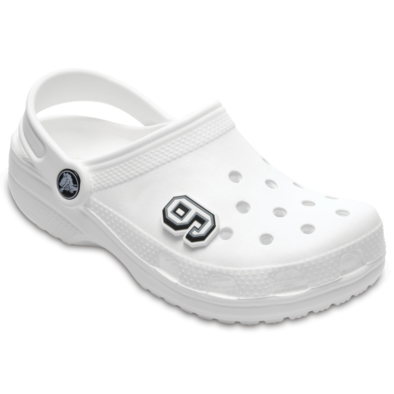 Crocs™Jibbitz B&W Number 9 