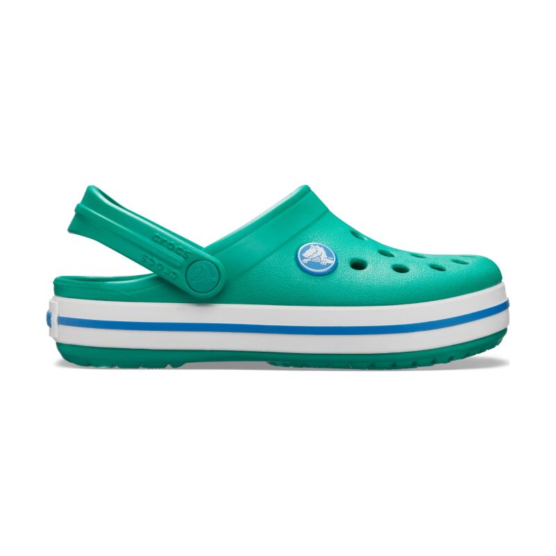 Crocs™ Kids' Crocband Clog Deep Green/Prep Blue