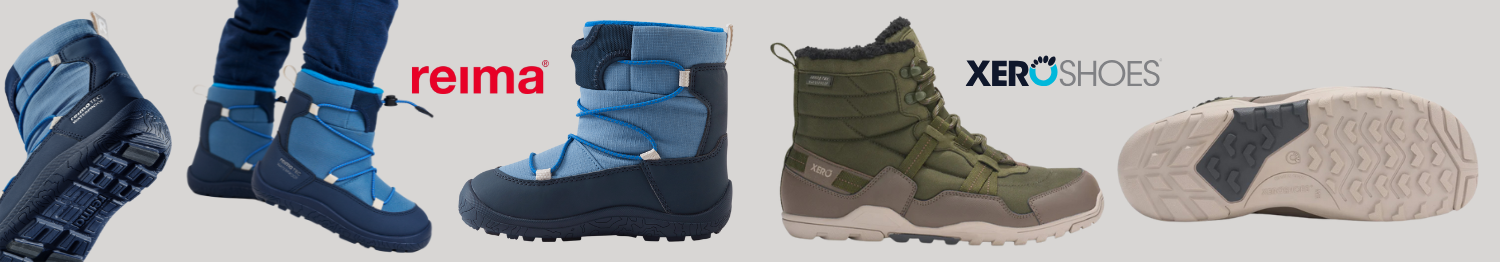 Reima ja Xero Shoes barefoot jalatsid lastele ja t&auml;iskasvanutele