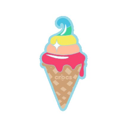 Crocs™ Crocs Jibbitz Waffle Ice Cream Cone 198445376887 