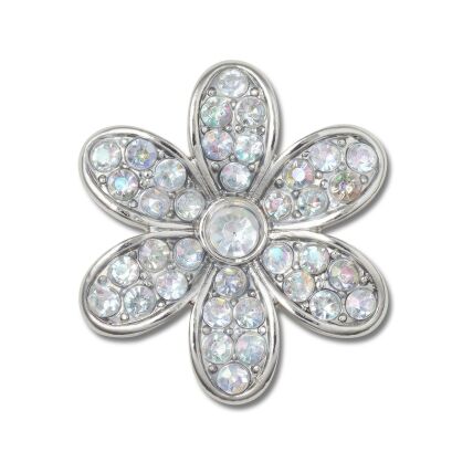 Crocs™ Jibbitz Silver Mnchrm Daisy 1 