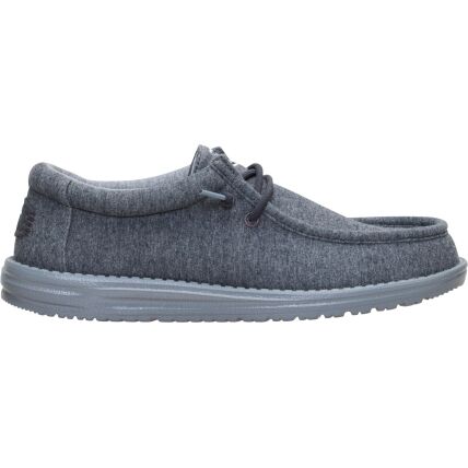 HEYDUDE Wally Stretch Jersey Men's Charcoal