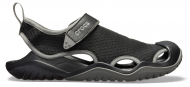 Crocs™ Swiftwater Mesh Deck Sandal Men's Black
