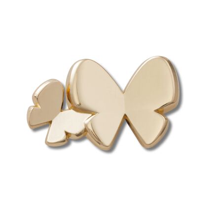 Crocs™ Jibbitz Gold Butterfly Duo 