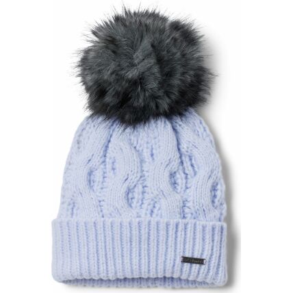 Columbia Boundless Days Cable Knit Pom Beanie Snowdrift