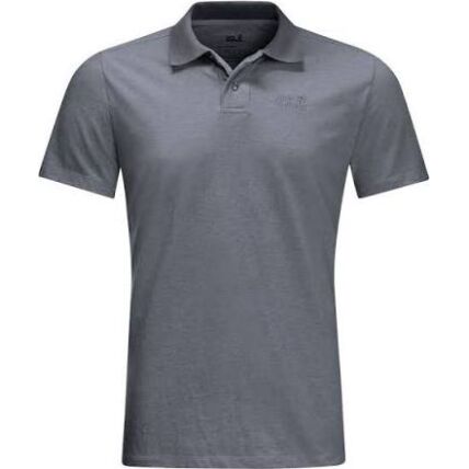 Jack Wolfskin Pique Polo Men's Pebble Grey