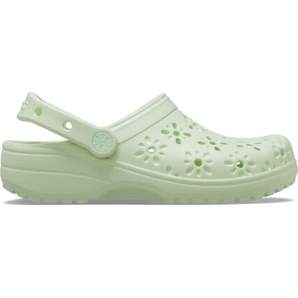 Crocs™ Classic Floral Cut Out Clog Jade Tint