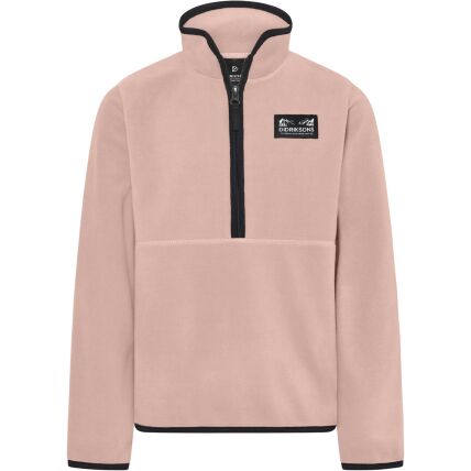 Didriksons Rubi Kids' Half-Zip Vintage Pink