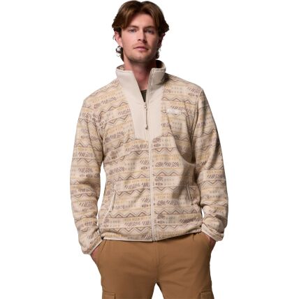 Columbia Sequoia Grove Printed Full Zip Men's Dark Stone Horizons