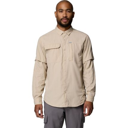 Columbia Skien Valley Long Sleeve Shirt Men's Ancient Fossil