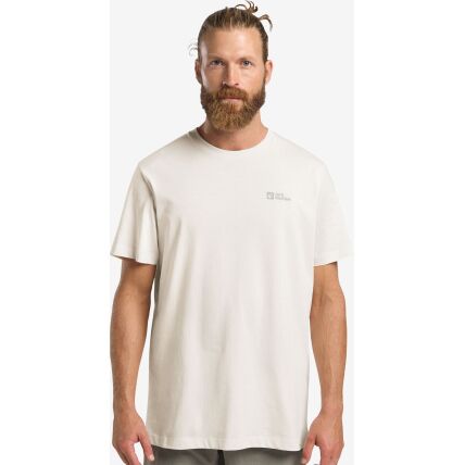 Jack Wolfskin Essential T-Shirt Men's Cotton White