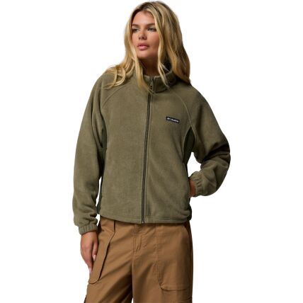 Columbia Benton Springs Relaxed Full Zip Women's Stone Green