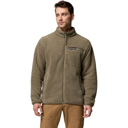 Columbia Rugged Ridge High Pile Full Zip Men's Stone Green