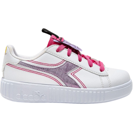 DIADORA GAME STEP P PS LOLA LABEL White/Violet Iris