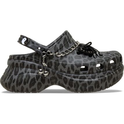 Crocs™ Bae Leopard Clog Women's Black/Leopard
