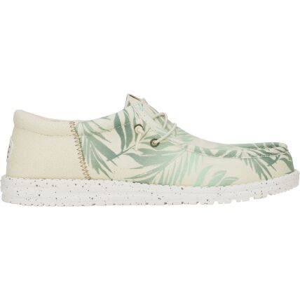 HEYDUDE Wally Funk Psych Palm Men 43119 Light Grey/Celadon Green